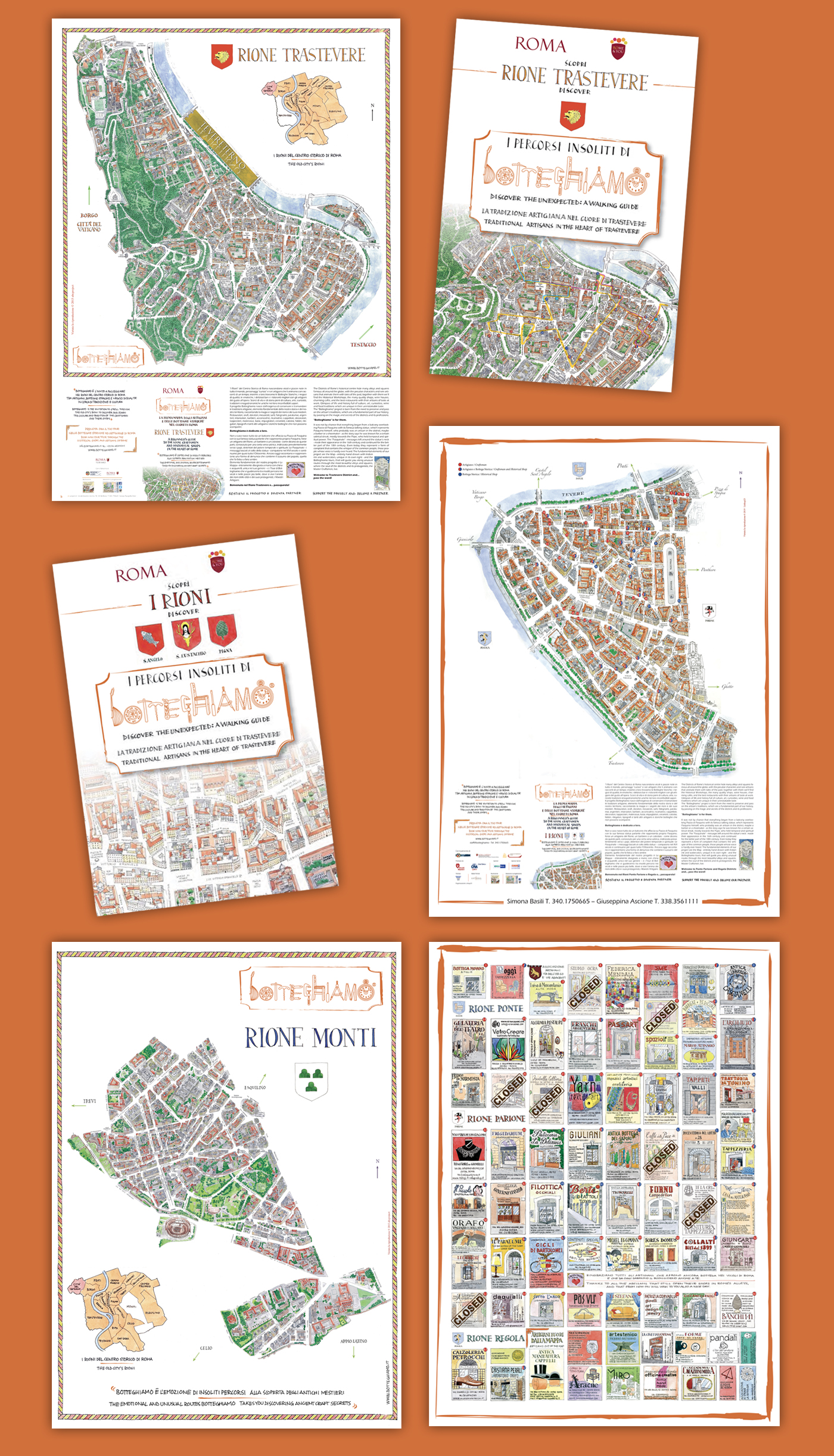 Mappe e brochure Botteghiamo